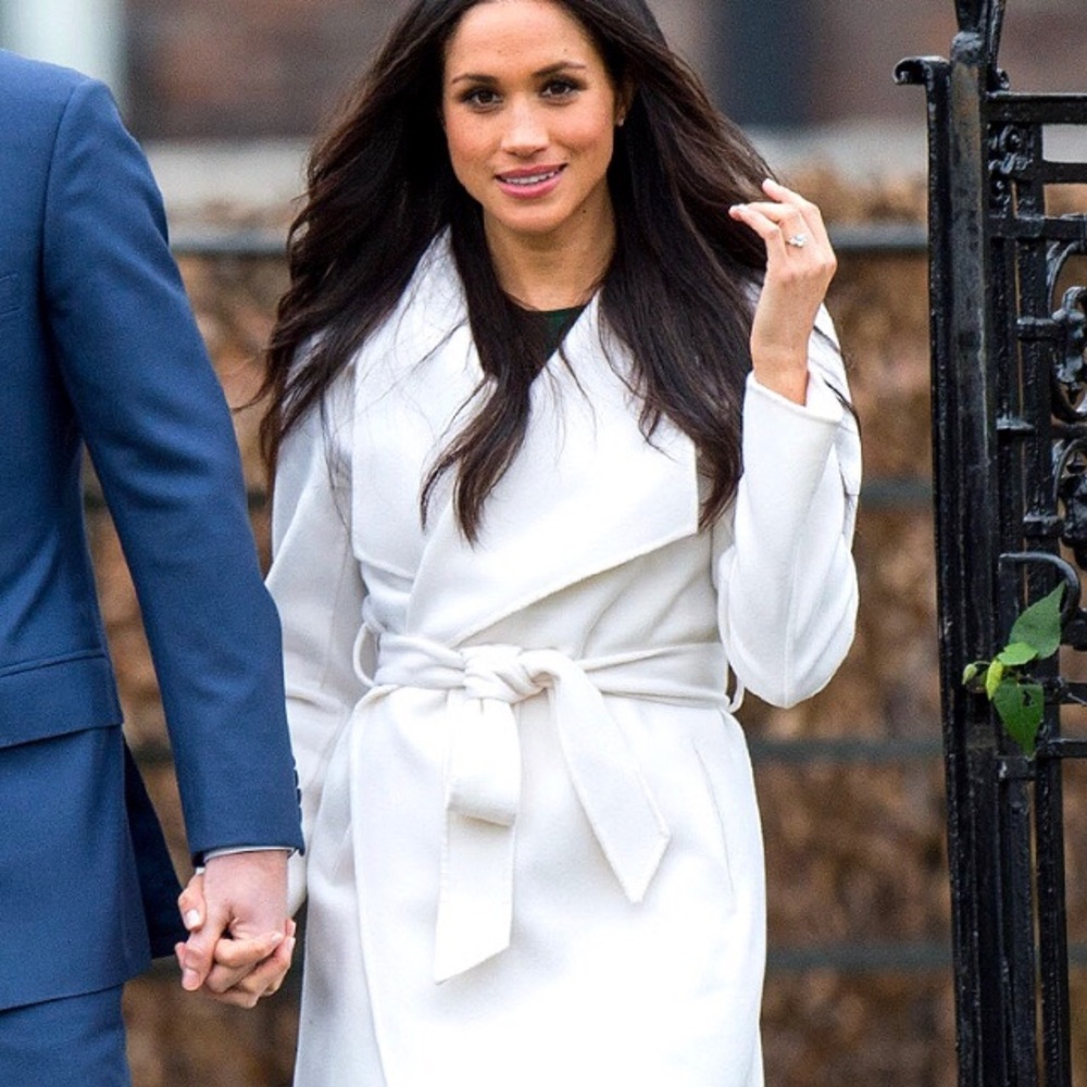 Alfani trench coat, white